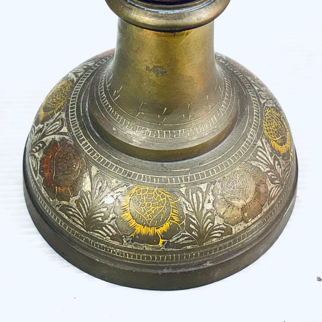 【希少品】インド　真鍮製　アンティーク水差し　珍品