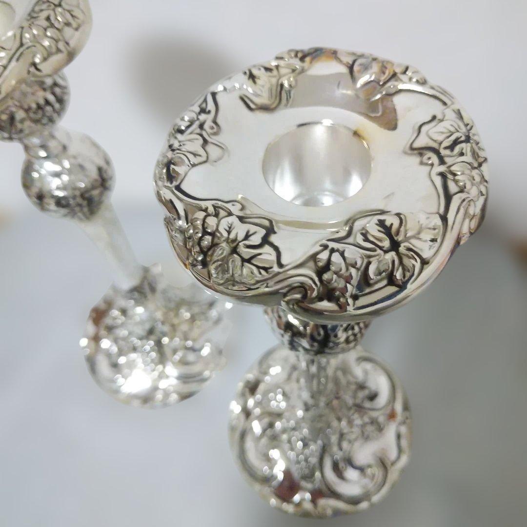 godinger silver キャンドルスタンド 2個セット
