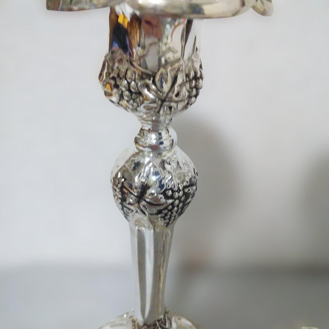 godinger silver キャンドルスタンド 2個セット