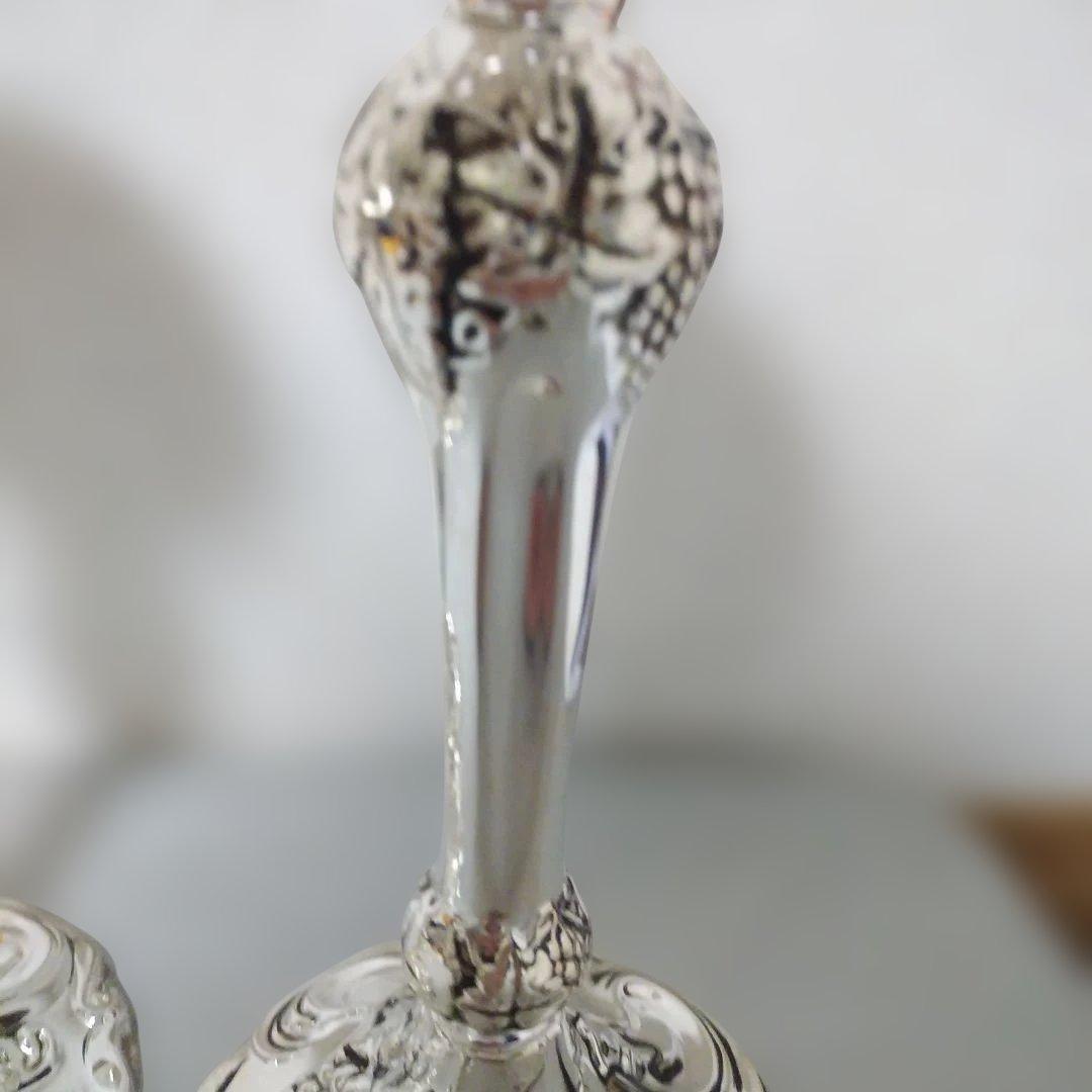 godinger silver キャンドルスタンド 2個セット