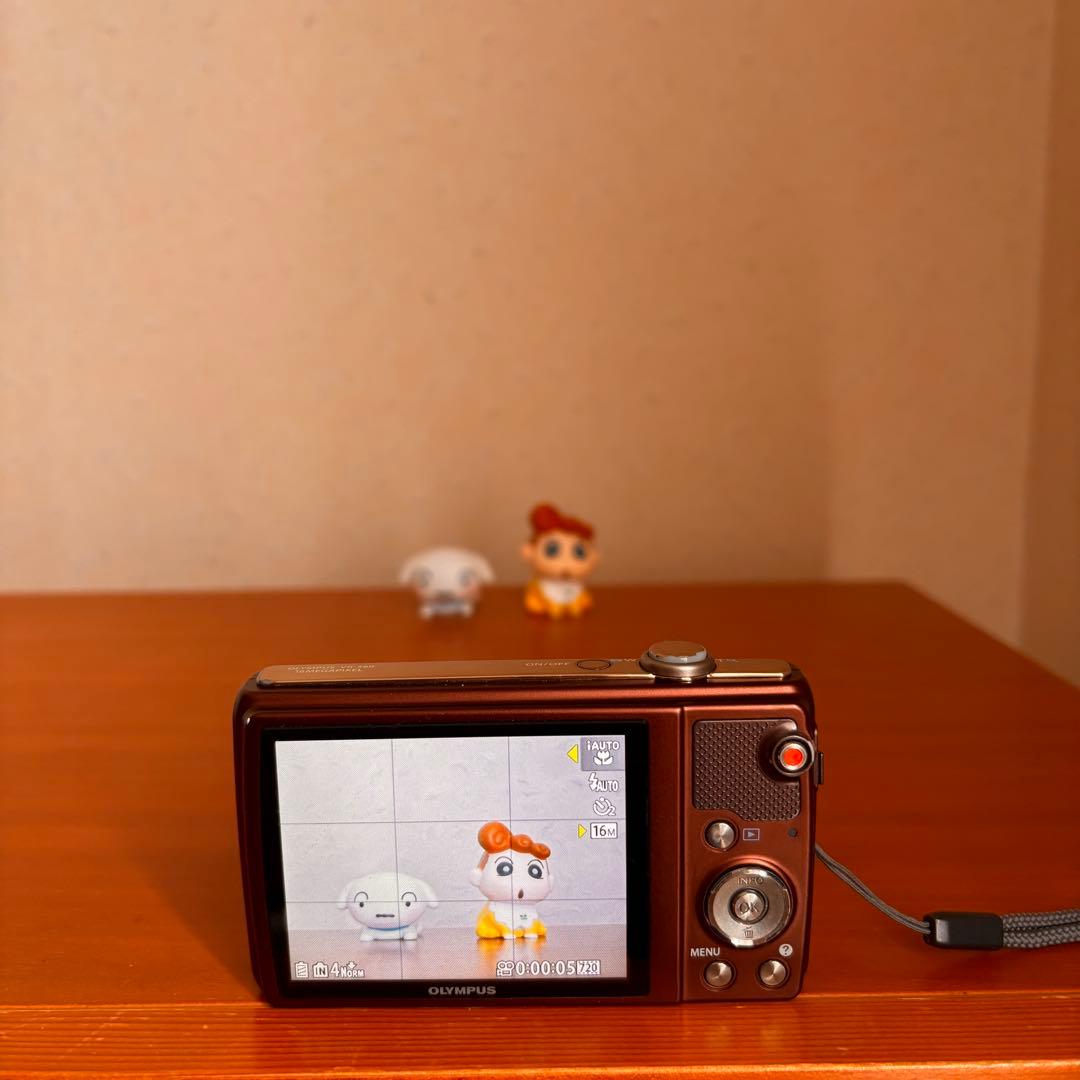 OLYMPUS コンパクトデジタルカメラ vr-360 ブラウン