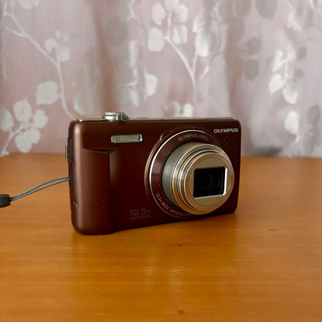 OLYMPUS コンパクトデジタルカメラ vr-360 ブラウン
