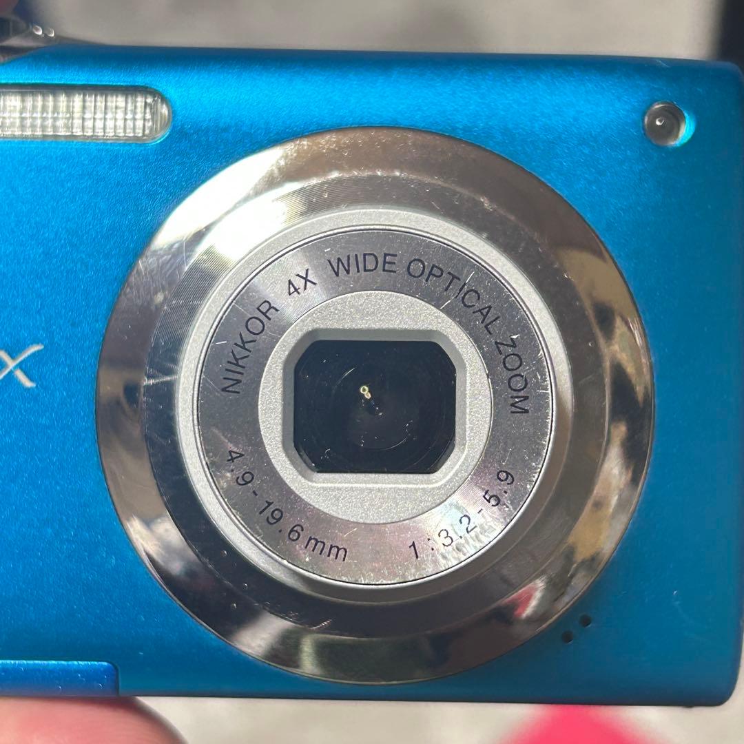 【動作品　付属品ほぼ完備】Nikon COOLPIX S3000 ブルー