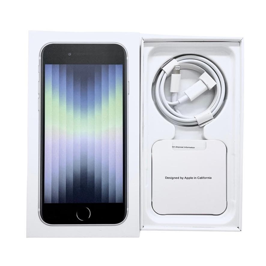 【国内版】iPhone SE3 128GB SIMフリー純正バッテリー100%