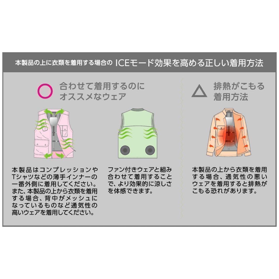 ワークマン　ウィンドコアアイス×ヒーターペルチェベストPRO2　874