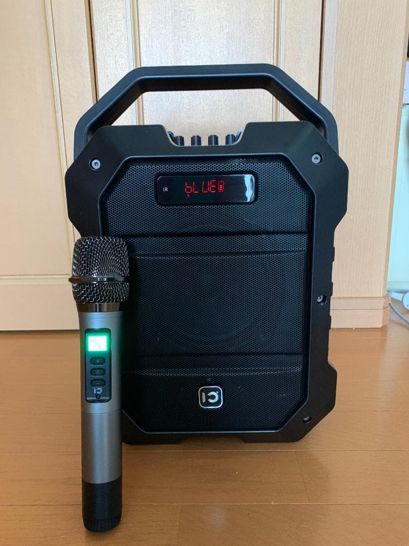充電式 ワイヤレスマイク 付 ポータブル 80W スピーカー K11 SHIDU