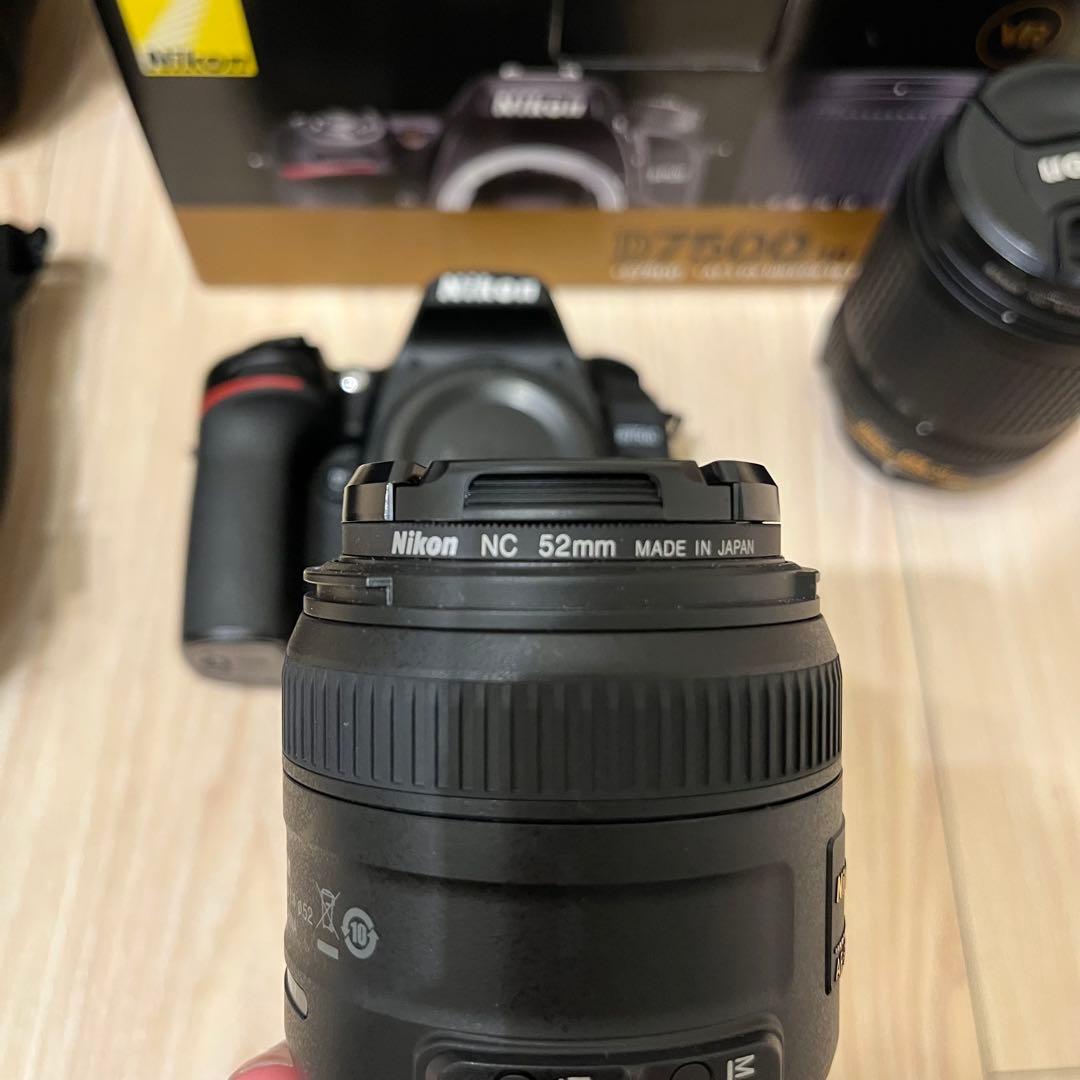 【美品】Nikon D7500 VRレンズキット + Microレンズ