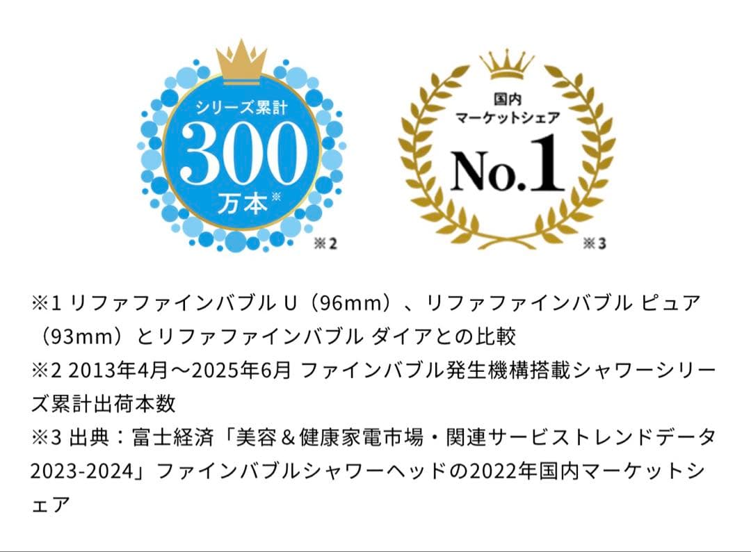 〓新品未開封・送料込み〓Refa リファファインバブルダイア120マットブラック