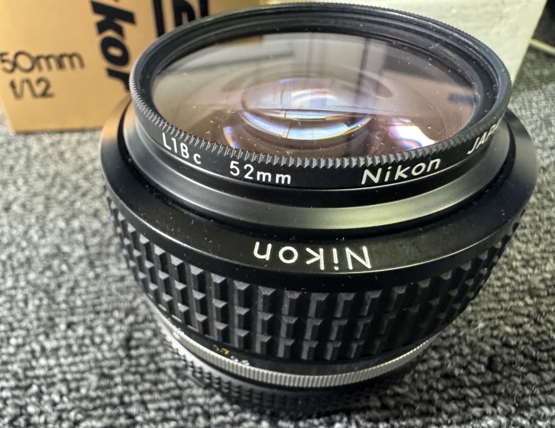 新品同様　ニコン　Nikon　AI Nikkor　50mm f/1.2S　フード