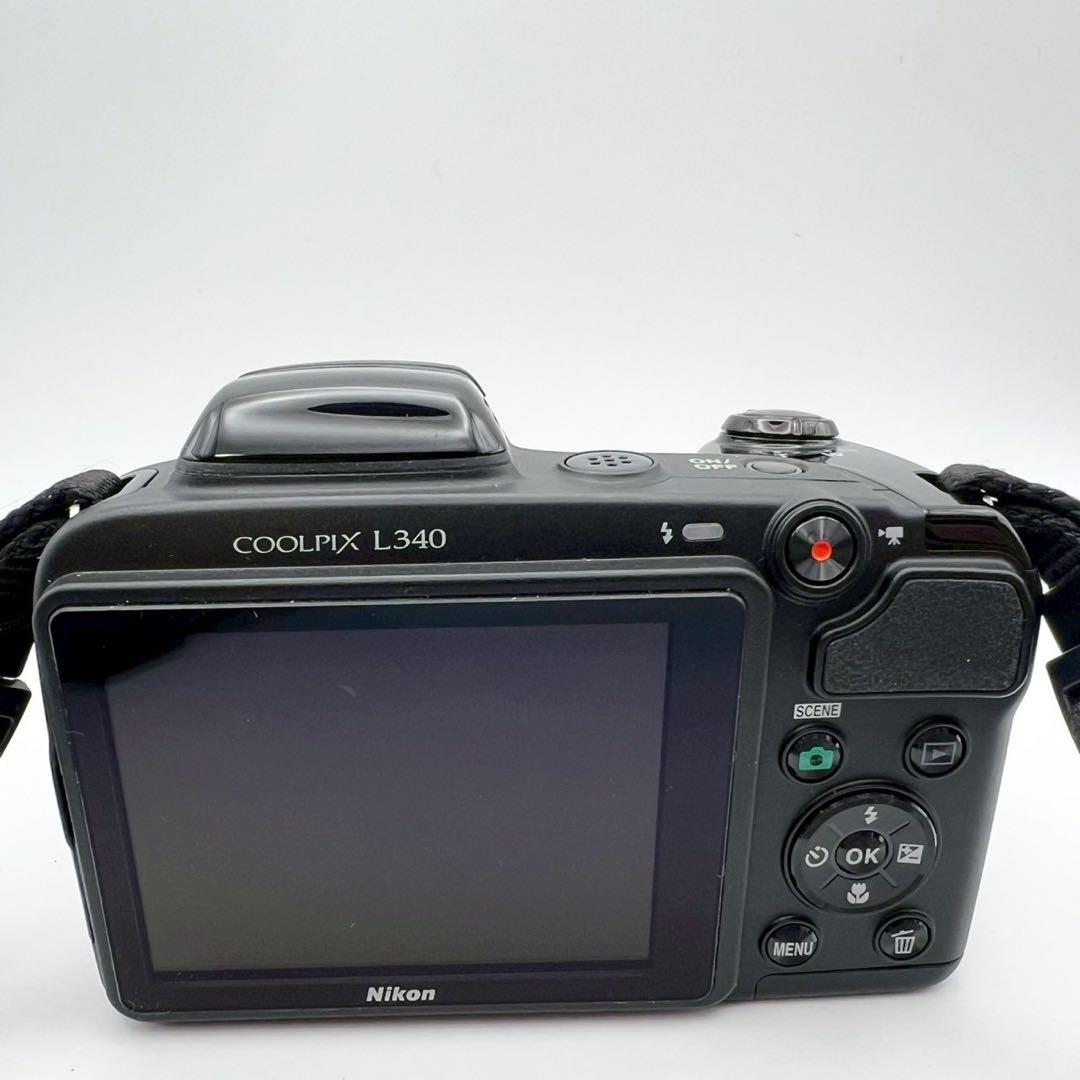【完動品】Nikon COOLPIX L340 コンデジ ブラック 動作確認済