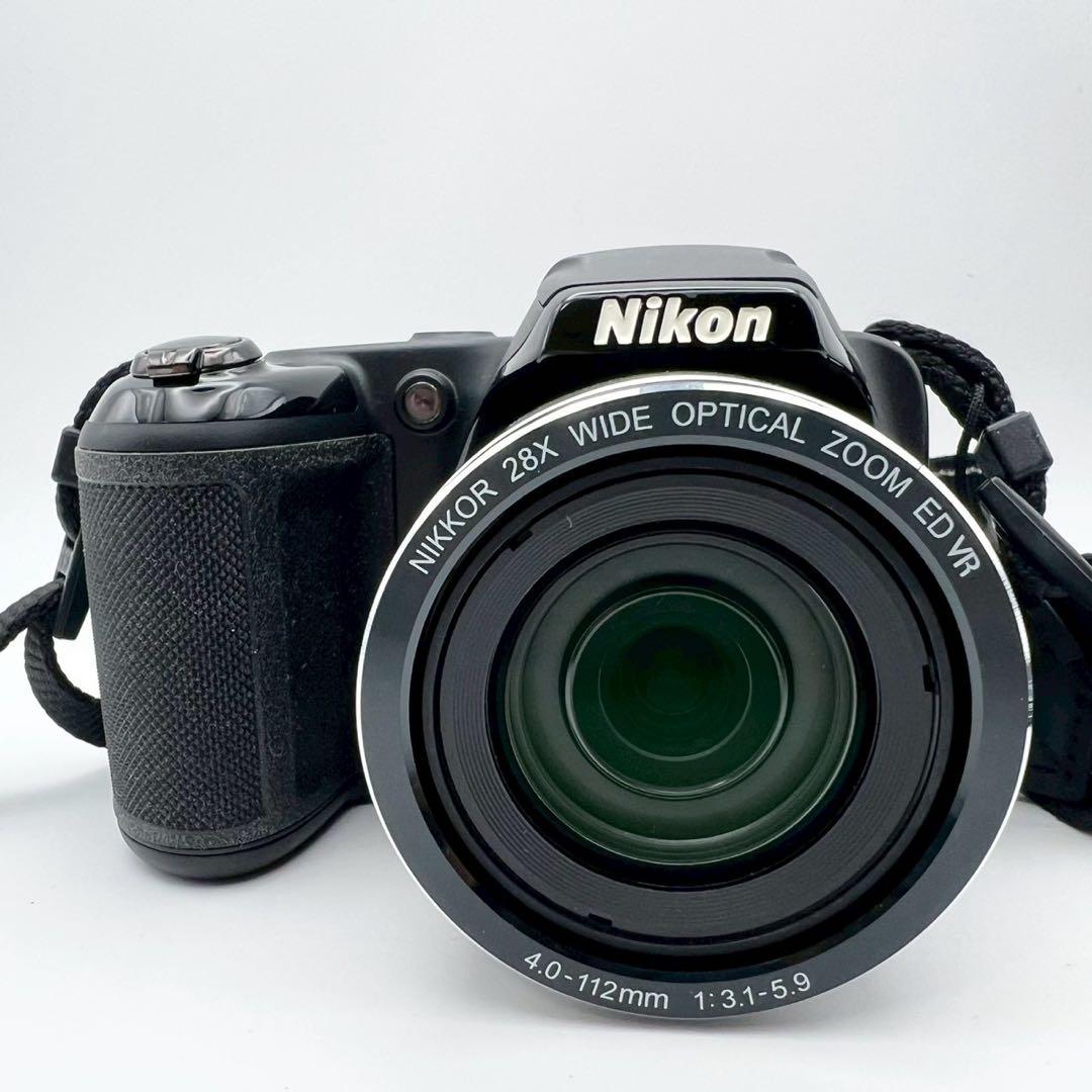 【完動品】Nikon COOLPIX L340 コンデジ ブラック 動作確認済