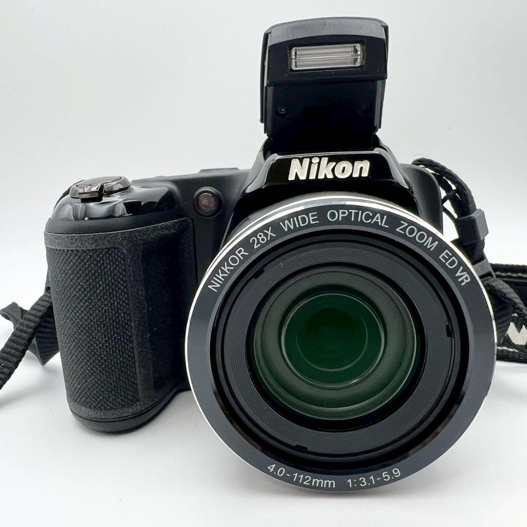 【完動品】Nikon COOLPIX L340 コンデジ ブラック 動作確認済