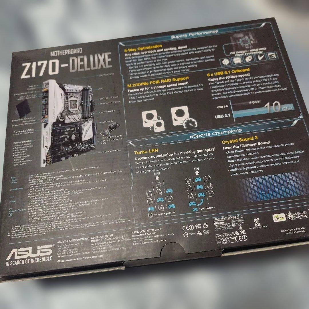 ASUS Z170-DELUXE マザーボード lga1151