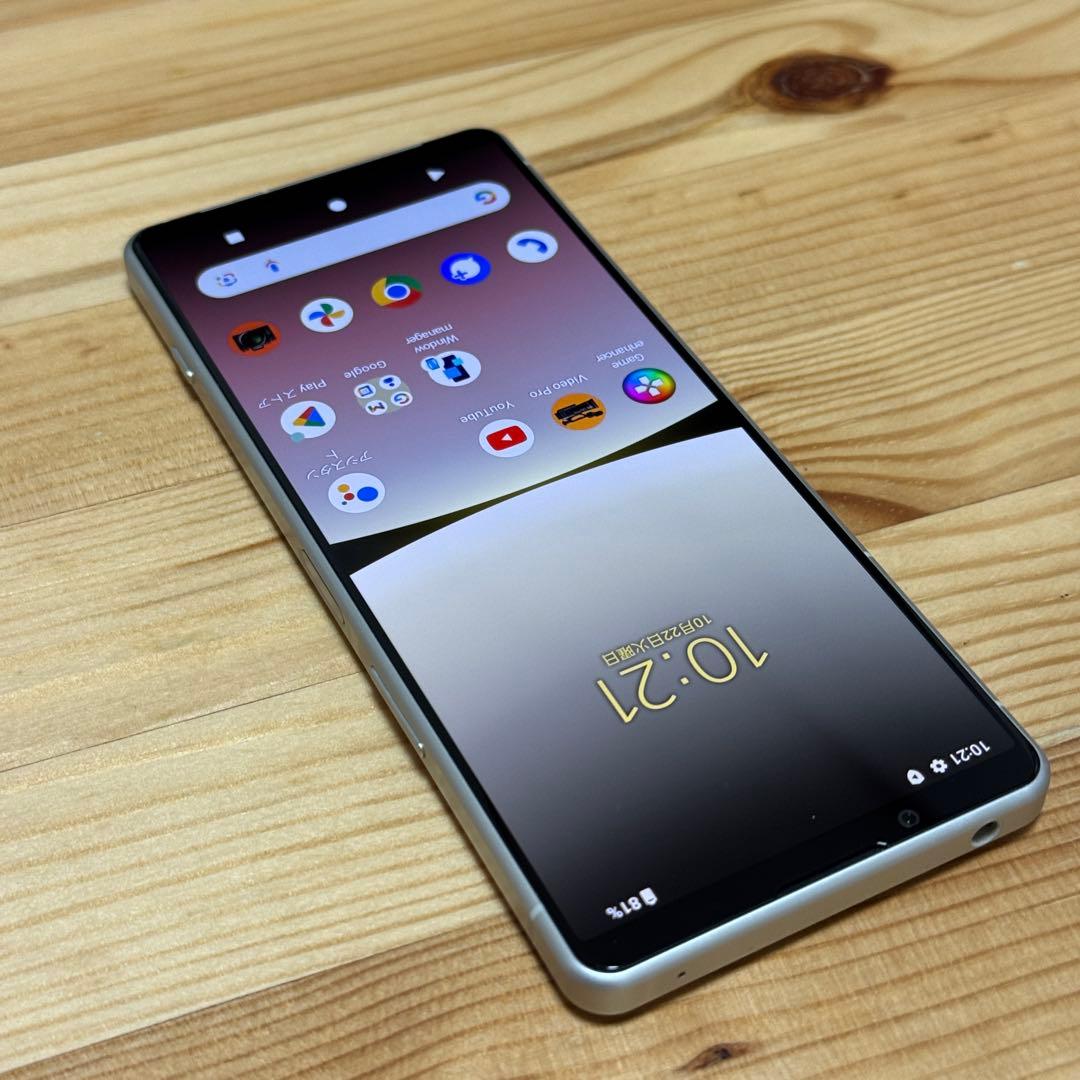 SIMフリー 本体 Xperia 5 Ⅳ 128gb エクリュホワイト24036