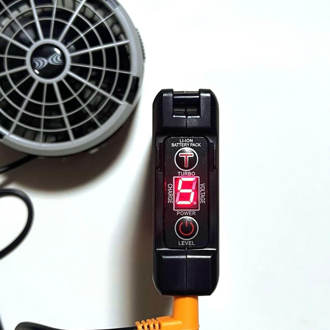 美品 空調服 バッテリー ファン セット 18V ターボモード付 熱中症対策