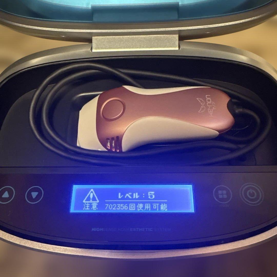 ke-non ケノン 脱毛器 ピンクゴールド Ver 8.4 眉毛脱毛器付き