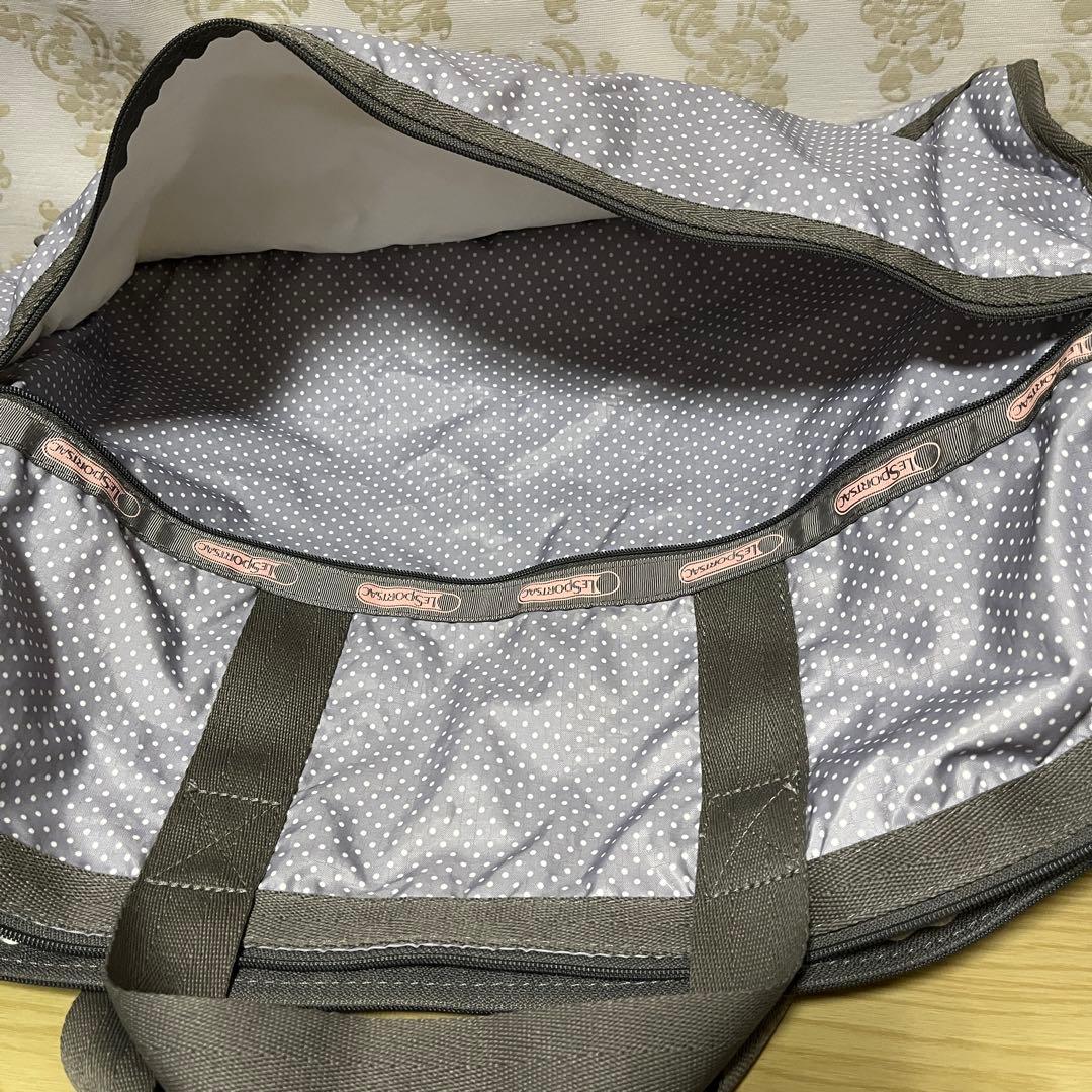 極美品☆LESPORTSACレスポートサック2wayボストンバッグ特大ドット柄