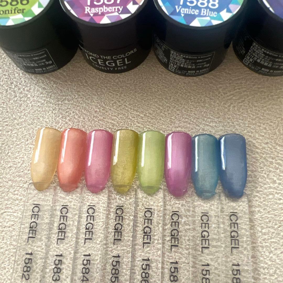 ICE GEL アイスジェル ミストスターギャラクシー クレヨン 8色セット