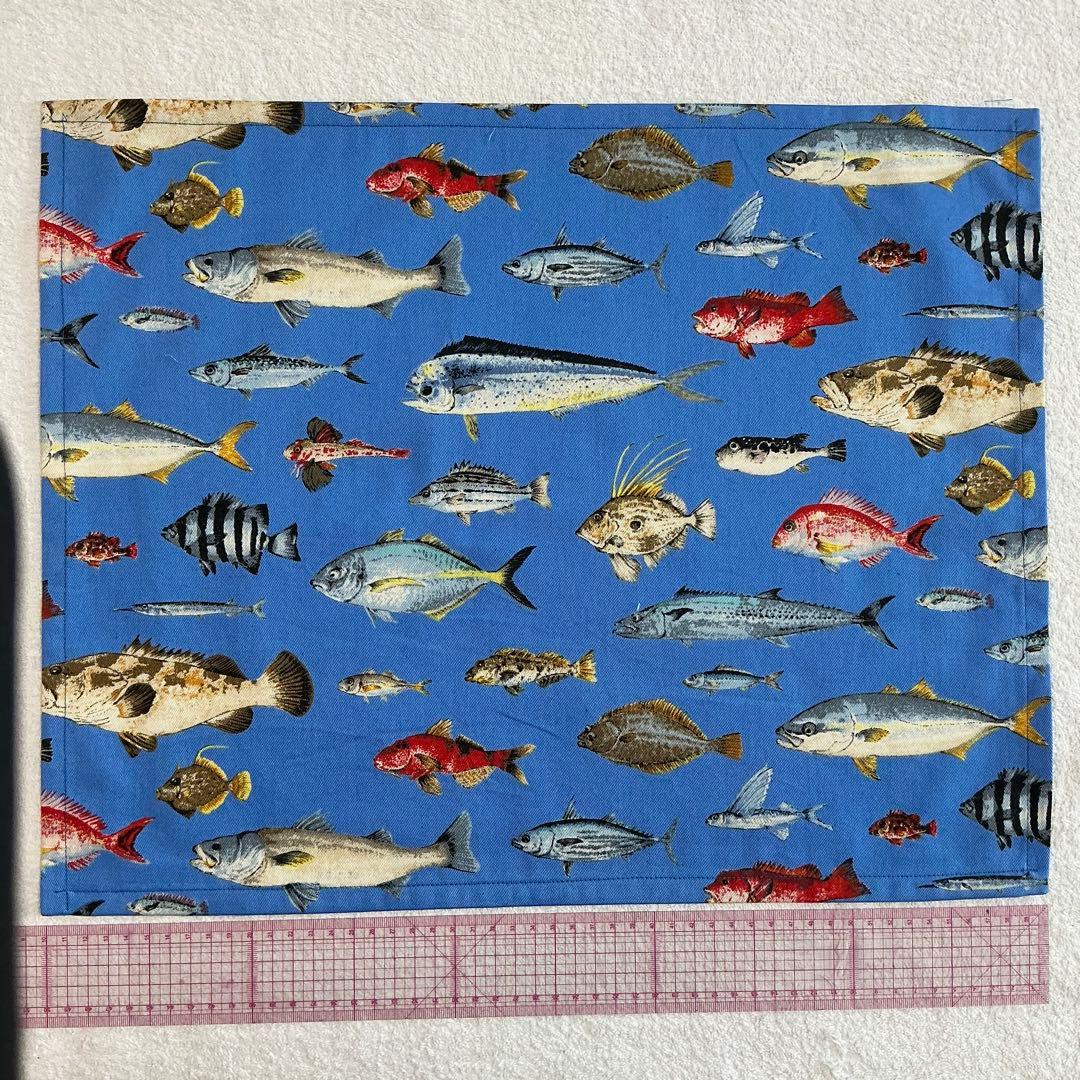 005 海 給食セット×5枚 小学校 ランチョンマット ネームタグ 入学 給食