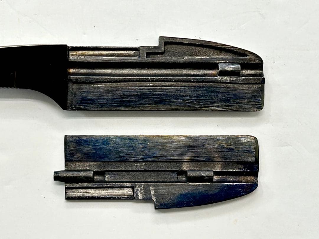 中古 美品 フェザー プロフェッショナル チタンゴールド レザー
