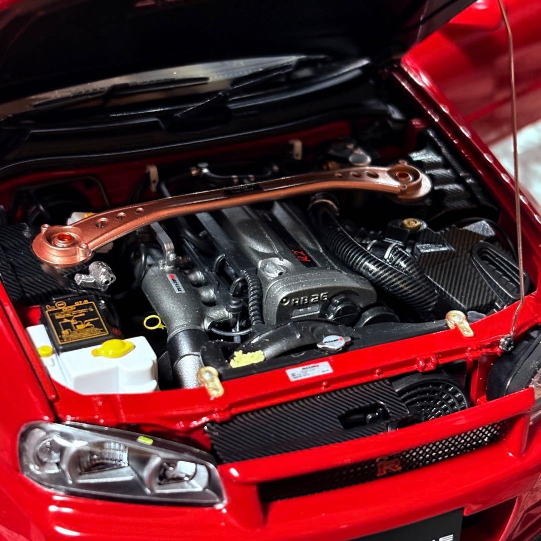 399台限定 1/18 モーターヘリックス 日産 スカイライン GT-R R34