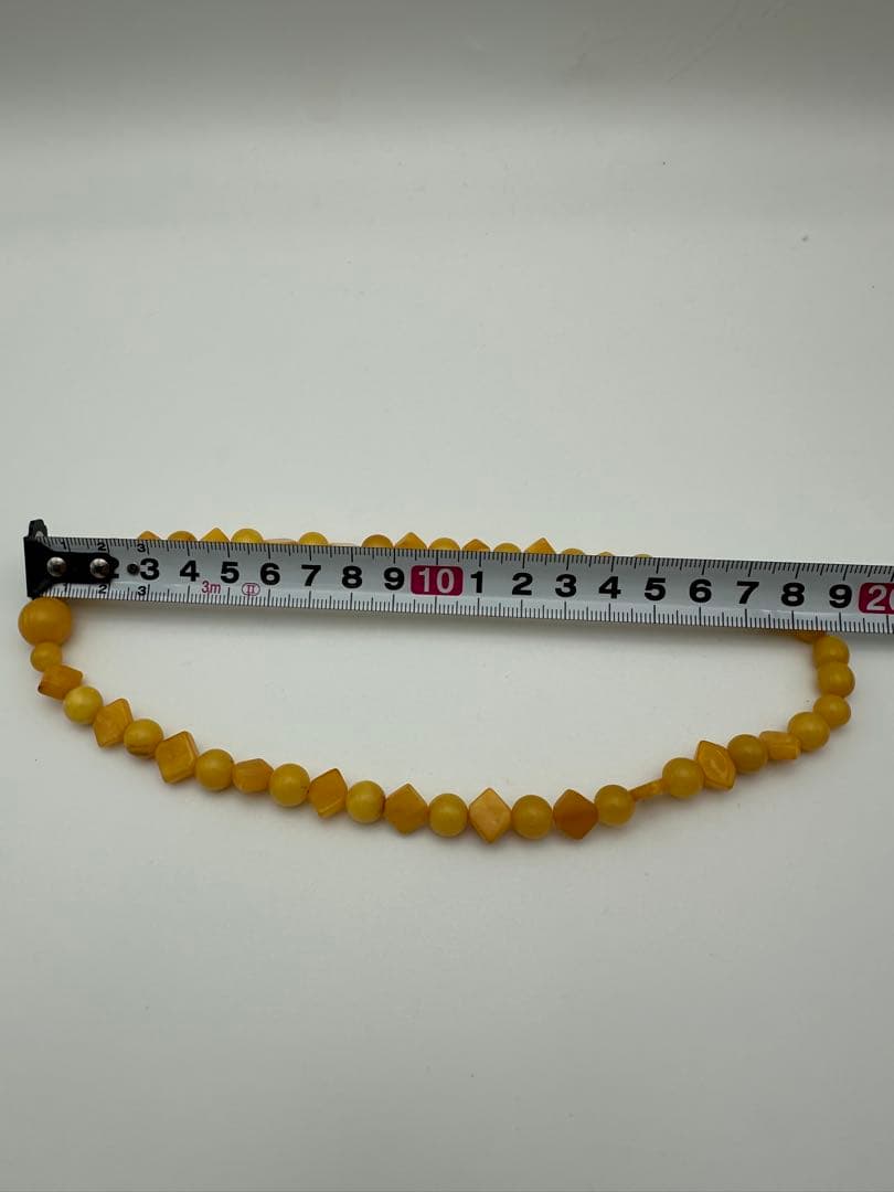 ☆天然☆ バルト海産 天然アンバー 琥珀 蜜蝋 ネックレス 本物保証 稀少品