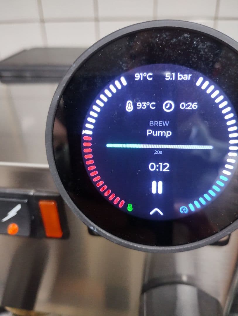 Rancilio エスプレッソマシン デジタル表示付き