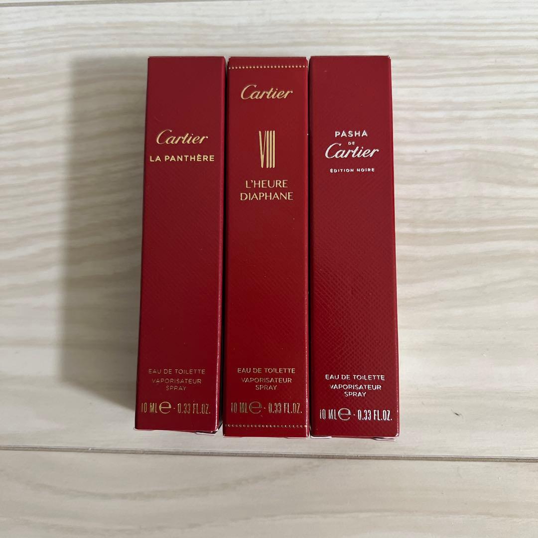 カルティエ　香水　ノベルティ　10ml 3本セット