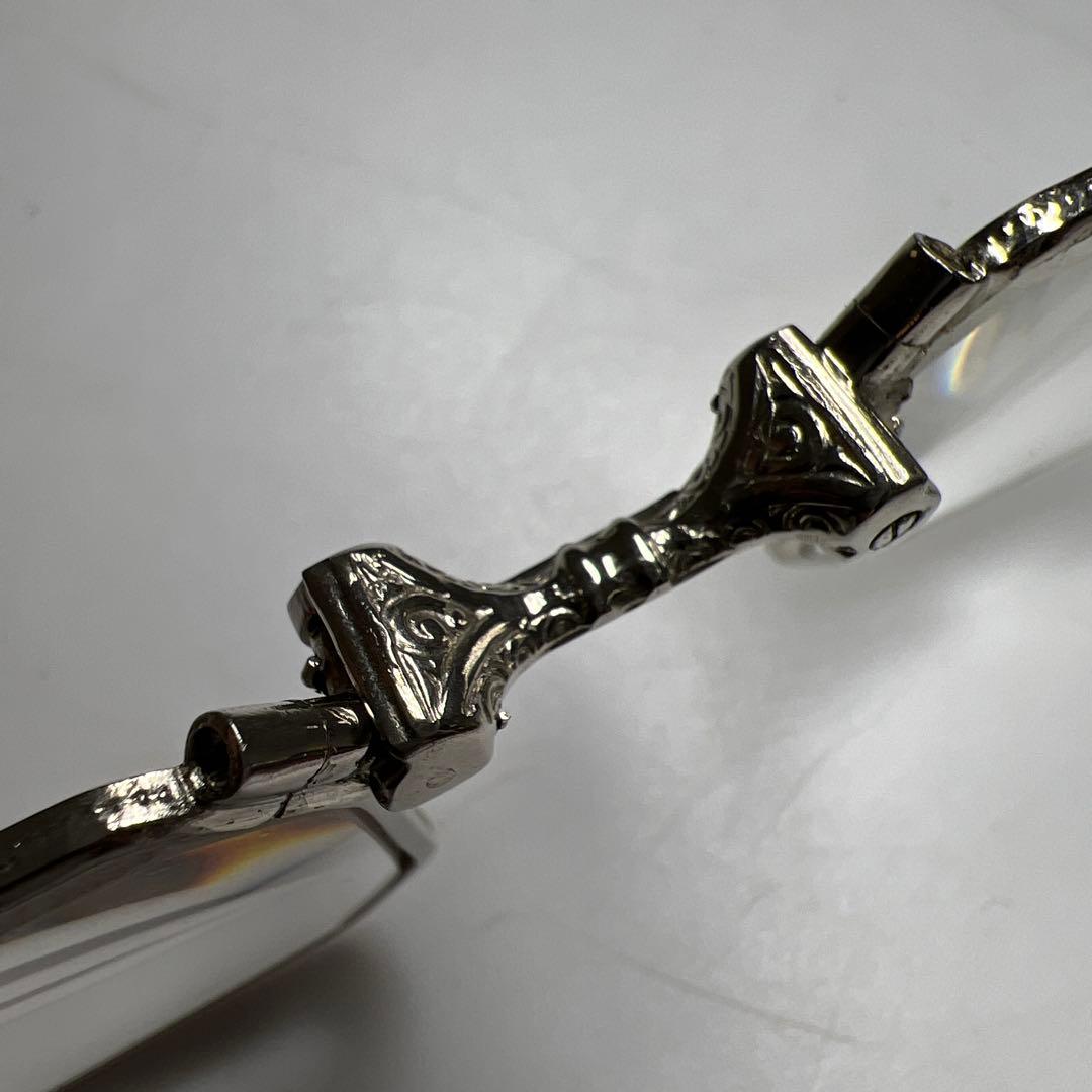 935刻印　銀製眼鏡　33g 東Y8-0331☆2F