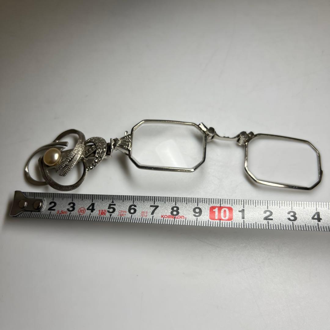 935刻印　銀製眼鏡　33g 東Y8-0331☆2F