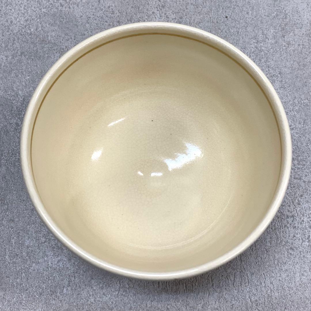 A-4 茶碗 香峰 菖蒲に帯流水図 共箱 色絵 錦光山 端午の節句 季節茶道具