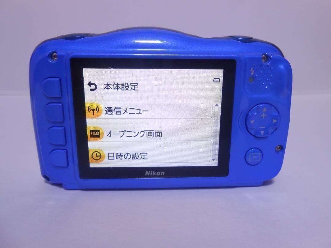 【美品・返品保証】　Nikon COOLPIX W100 ブルー 防水