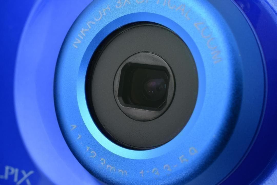 【美品・返品保証】　Nikon COOLPIX W100 ブルー 防水