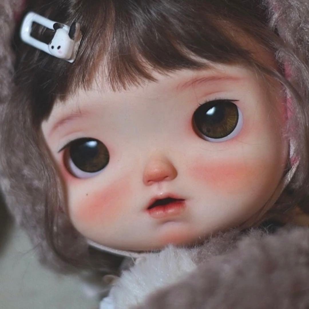 カスタムブライス 作家様 カスタムドール まんまる うさぎちゃん 人形