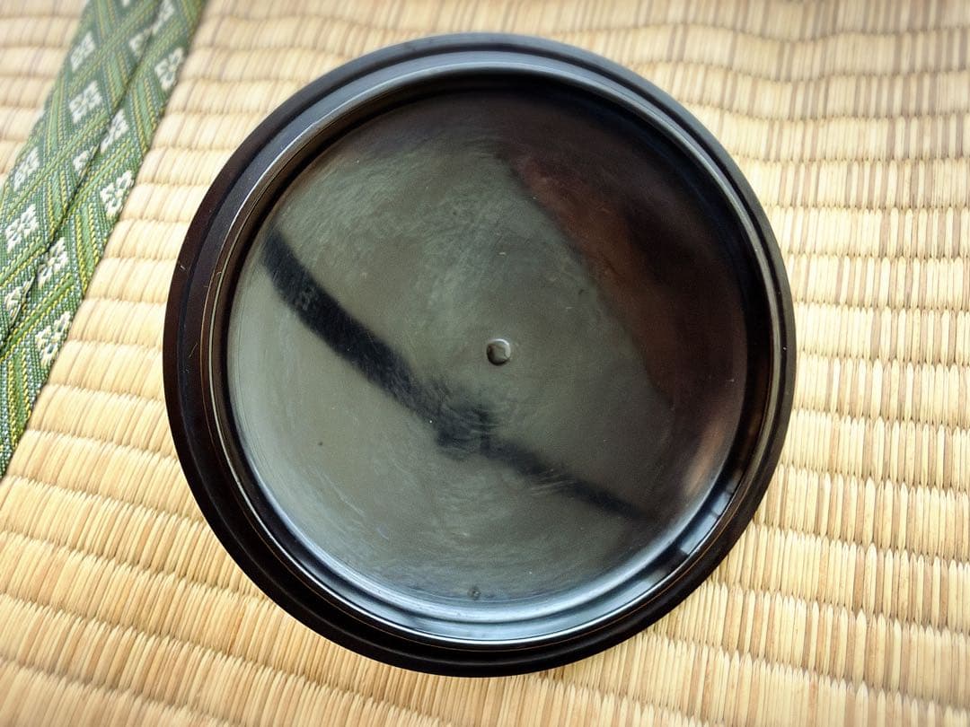 角谷沙村　大講堂釜　共箱