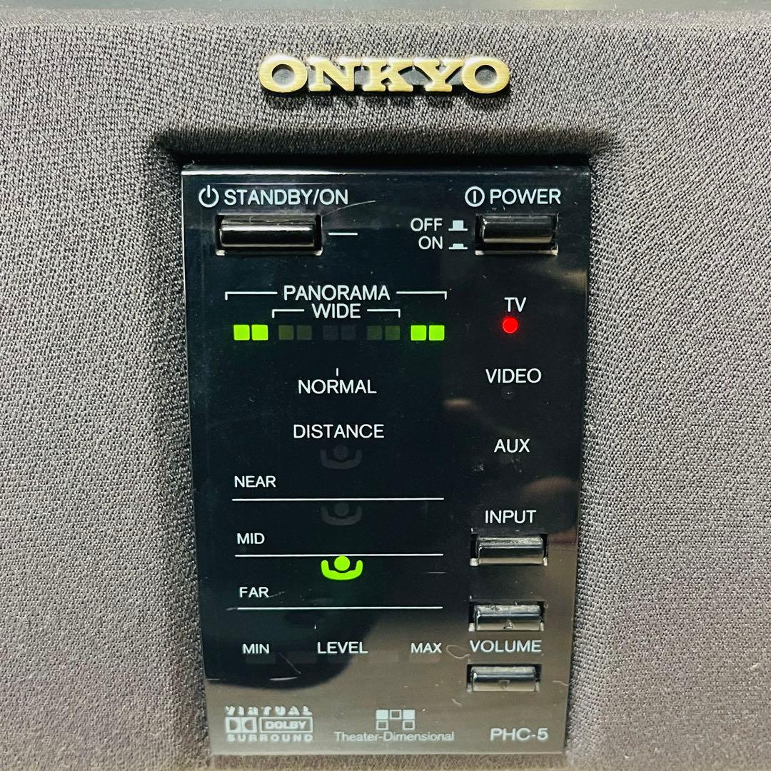 ONKYO PHC-5 センタースピーカー 音出し確認済み リモコン・取説付