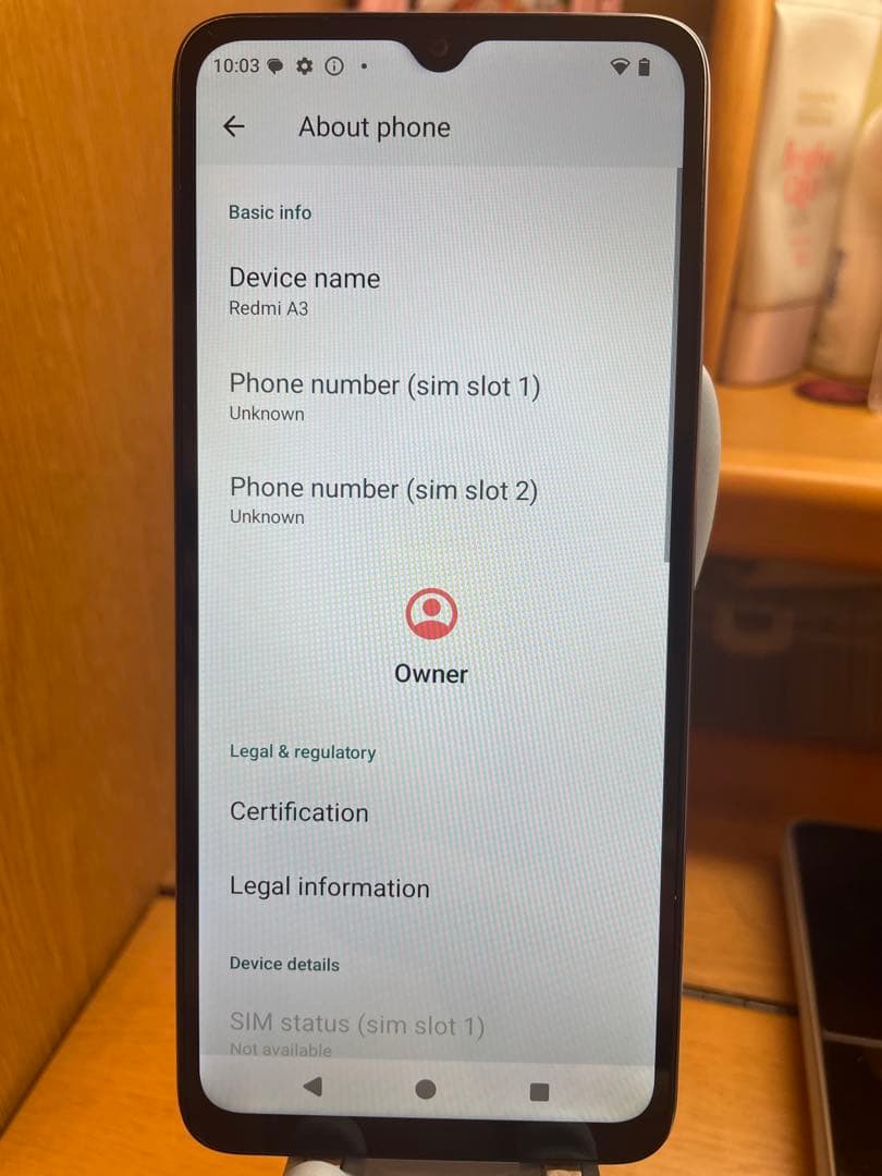 Redmi A3 スマートフォン本体