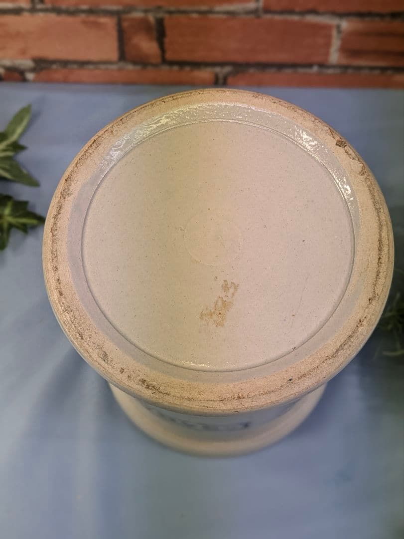 フランス アンティーク 陶器製 キャニスター SAGO