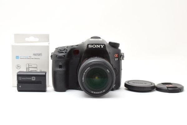 ソニー sony α77 DT 18-70 レンズセット 一眼レフカメラ