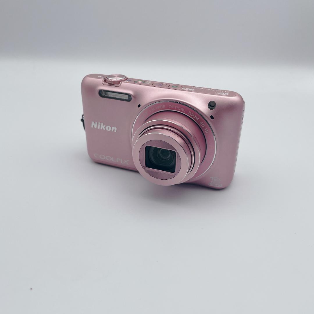 未使用級✨Nikon COOLPIX S6600 ピンク Wi-Fi搭載 自撮り