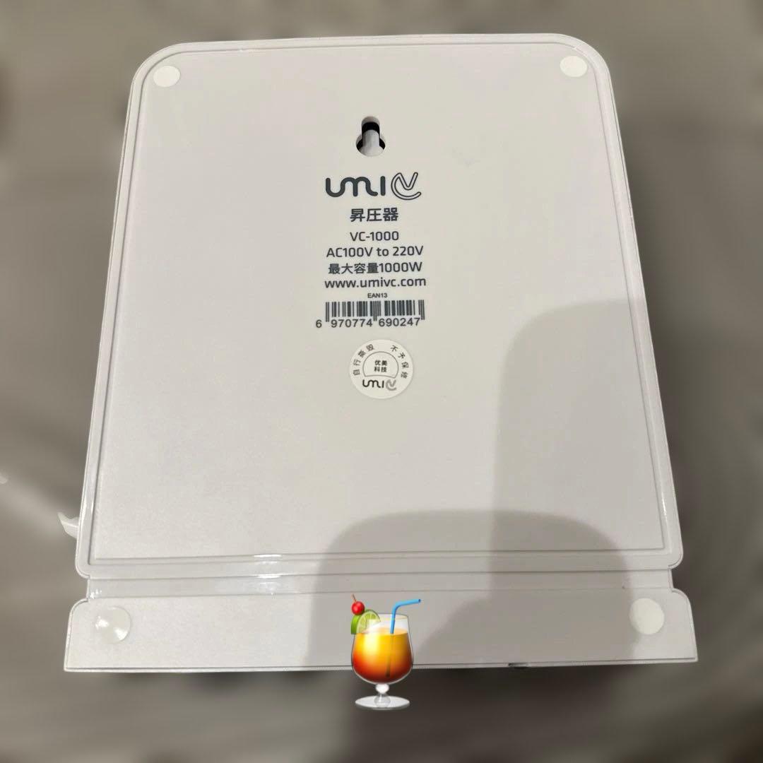 未使用）昇圧器 変圧器 1000W 海外製品を日本で使う