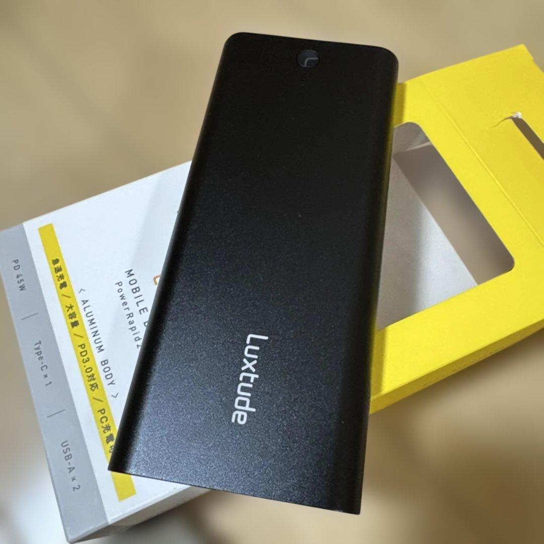 【美品】Luxtude モバイルバッテリー PowerRapid26800