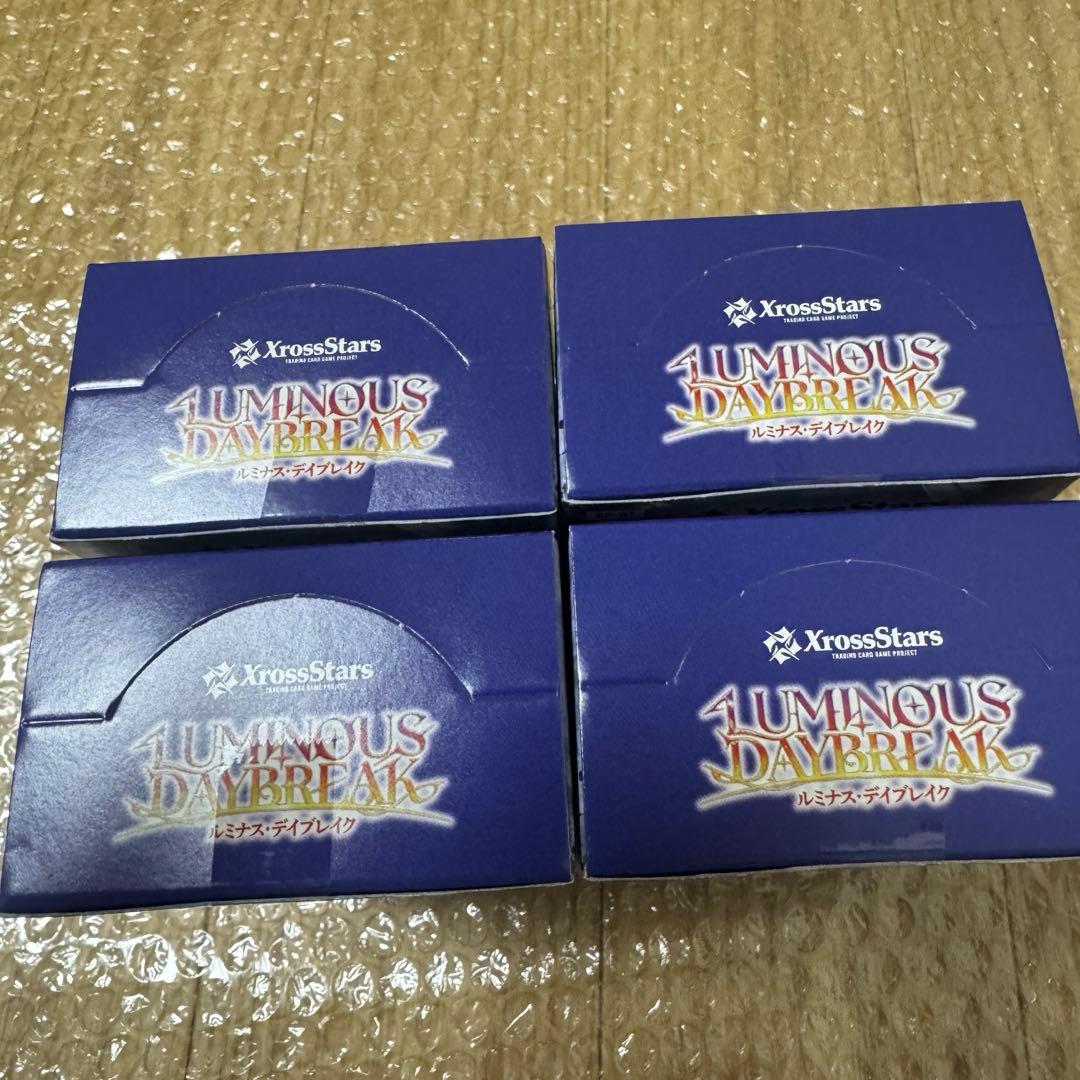 未開封テープ付き XrossStars ルミナス・デイブレイク 4BOX