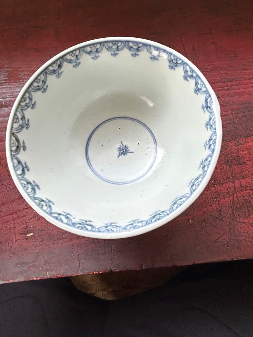 ✨【古伊万里】　⭐️染付昇龍の鉢　向付け　骨董　時代物　古美術