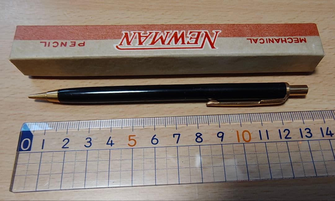 NEWMAN メカニカル ノック式シャープペンシル 昭和レトロ　シャーペン
