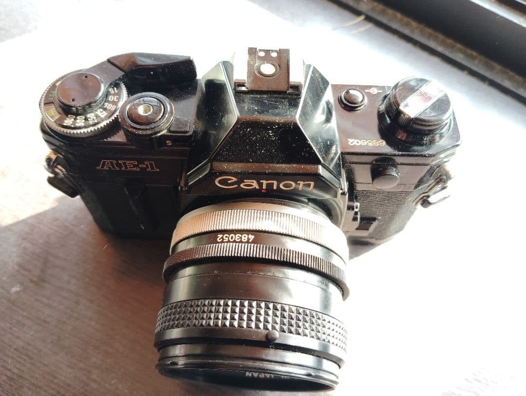 Canon AE-1 フィルム　カメラ　FDレンズ 50 1.8付　動作未確認