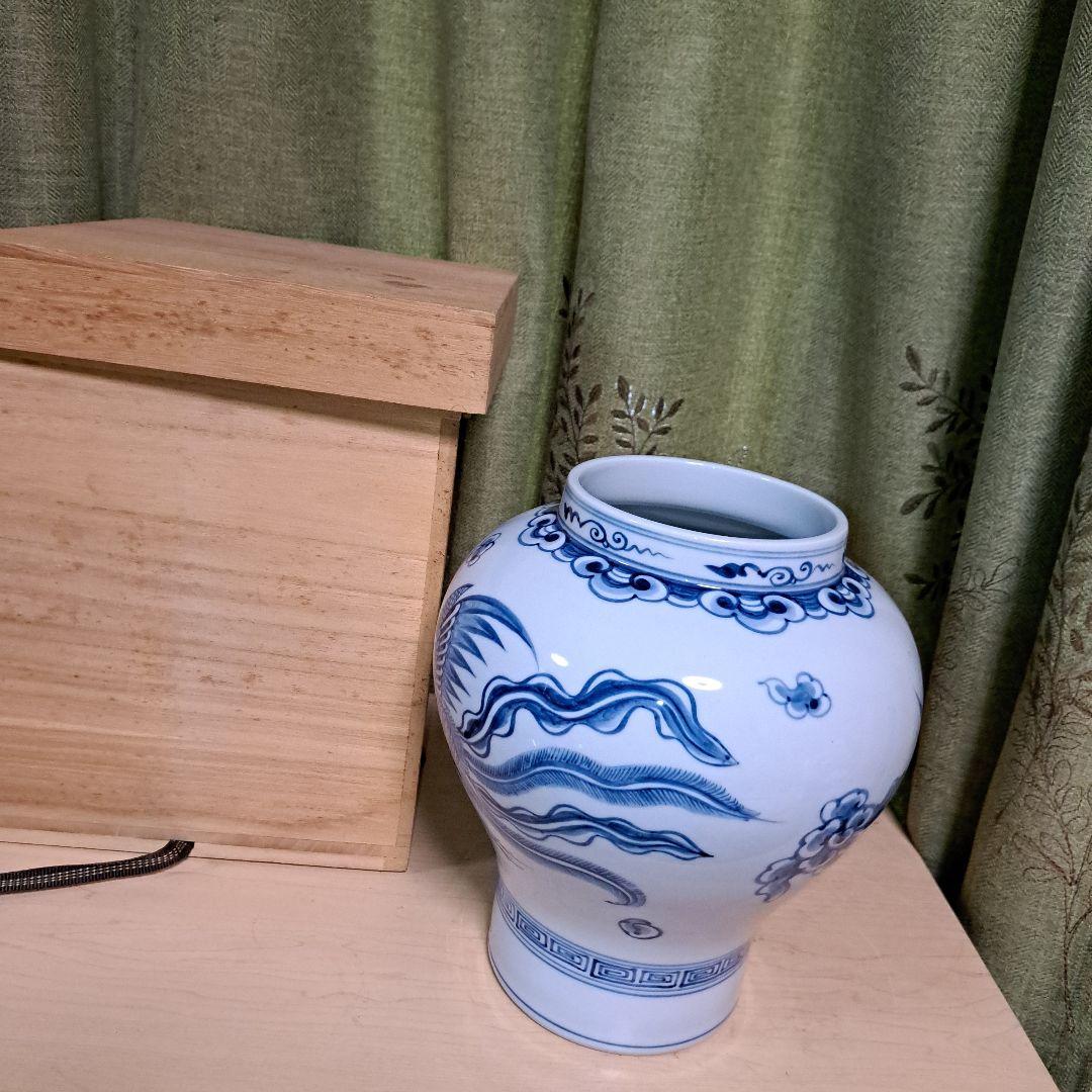 セール　韓国　花瓶　韓錫基　白磁