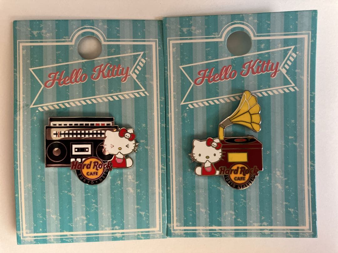 ハードロックカフェ　Hallo Kitty Retrock Pin 5個セット