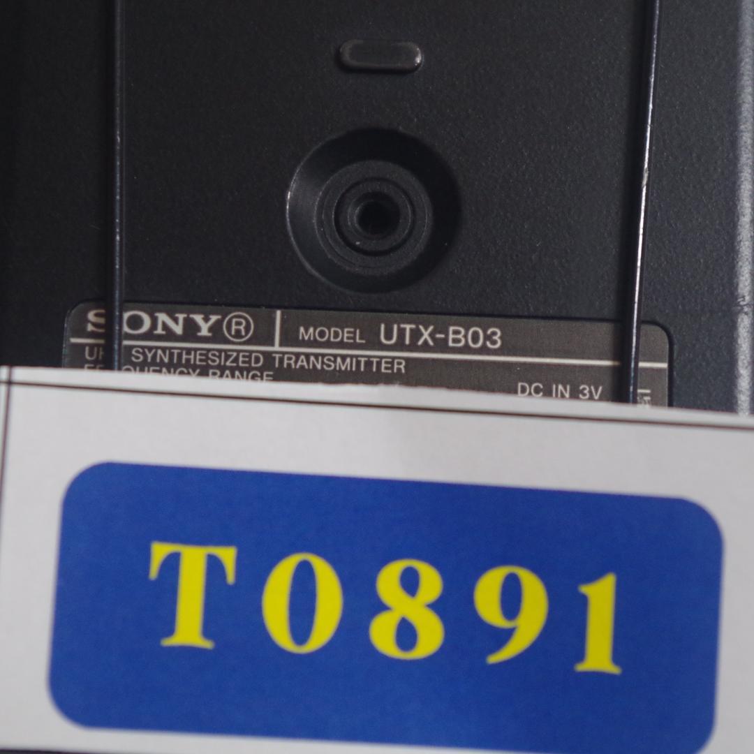 T0891 SONYソニー　ワイヤレスピンマイクUTX-B03