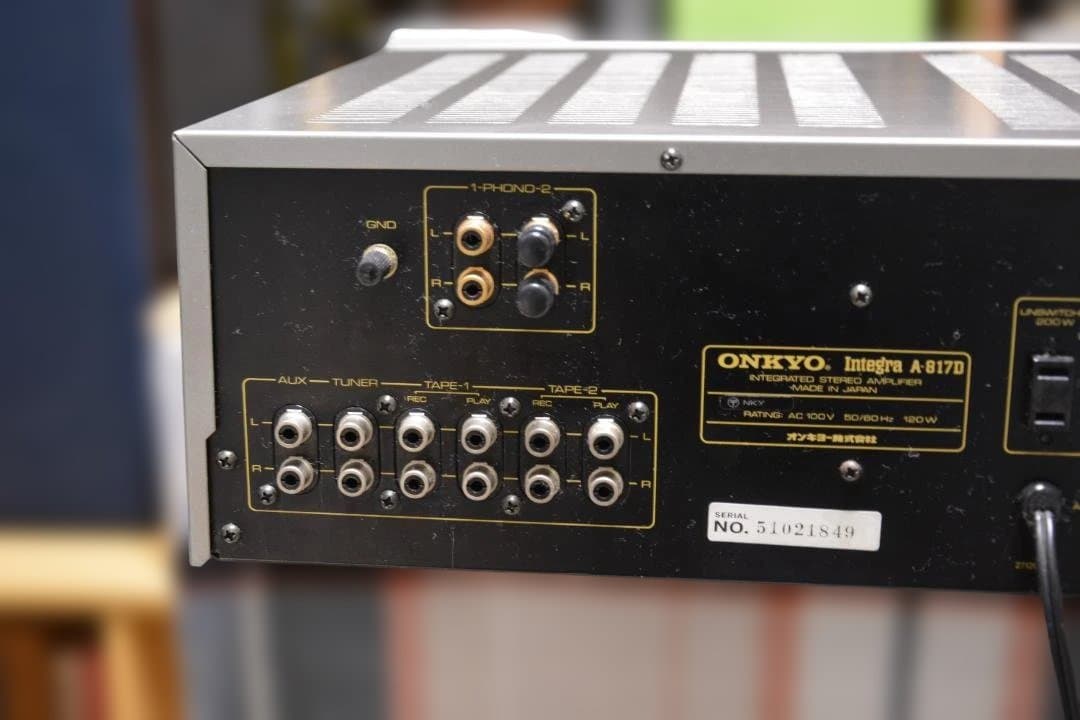 ONKYO integra A-817D アンプ シルバー